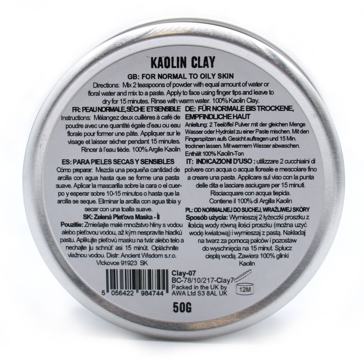 Kaolin-Tonerde, 50 g
