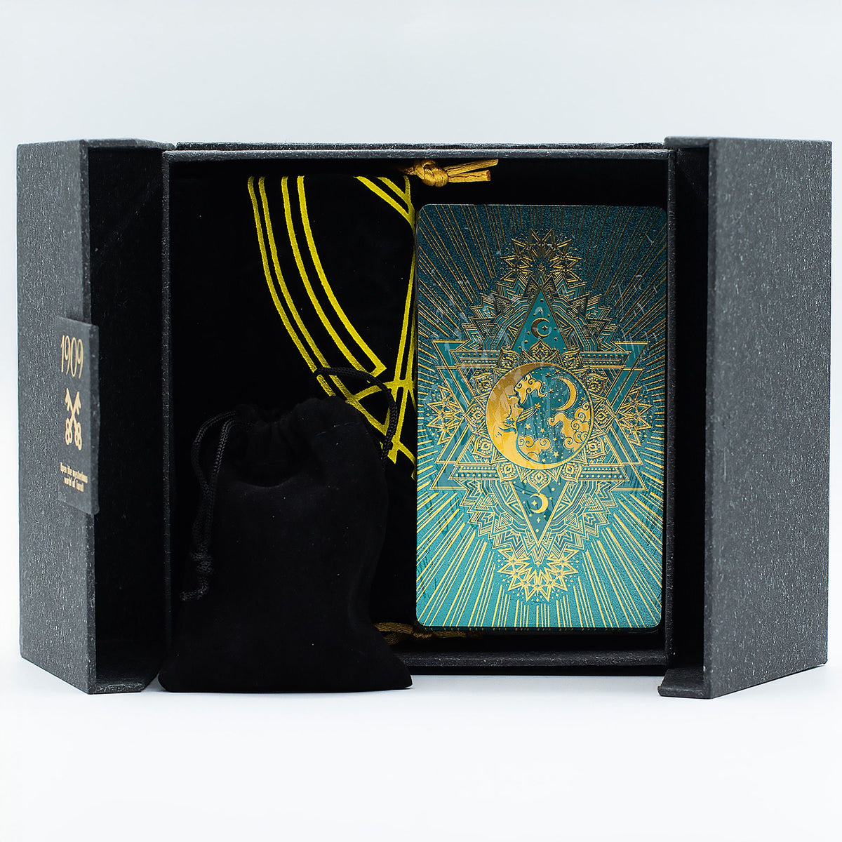 Tarot-Geschenkset – Gold und Türkis