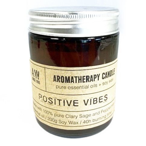 Aromatherapie-Sojakerze 200 g – Positive Vibes