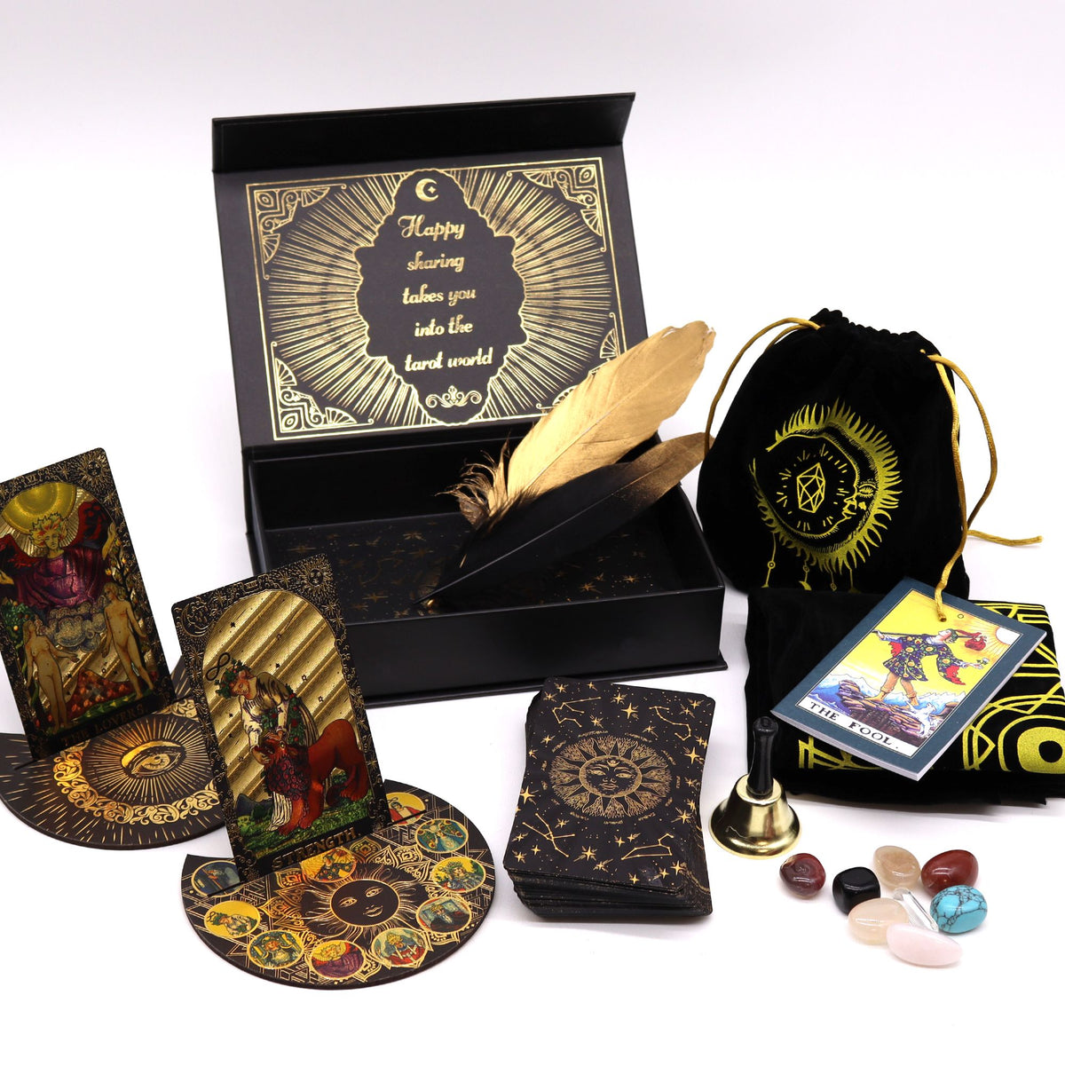 Tarot mit Goldfolie – Let the Magic Begin – Geschenkset