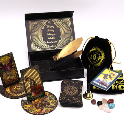 Tarot mit Goldfolie – Let the Magic Begin – Geschenkset