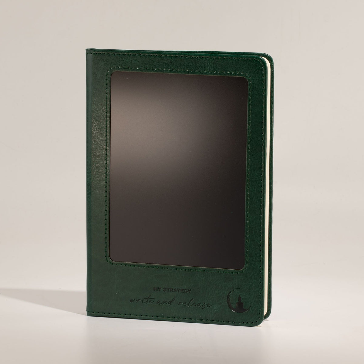A5-Notizbuch für Ihre Gedanken mit LCD-Panel – Waldgrün.