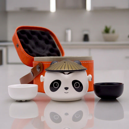 Kung Fu Panda Reise-Teeset – Teekanne und zwei Tassen
