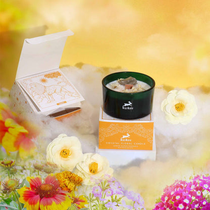Hop Hare Kristall-Blumenkerze – Leo