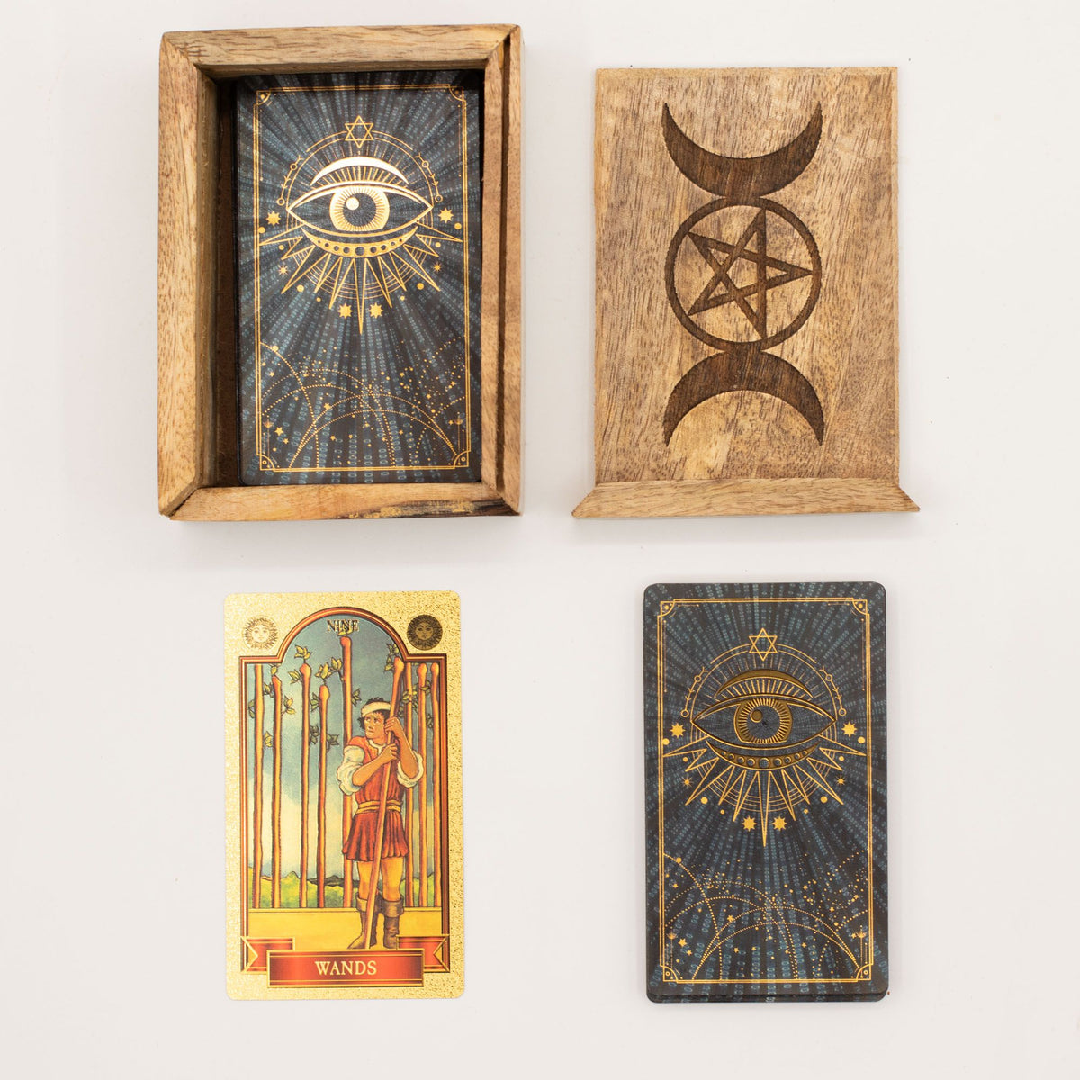 Kleine Tarotbox mit Ständer