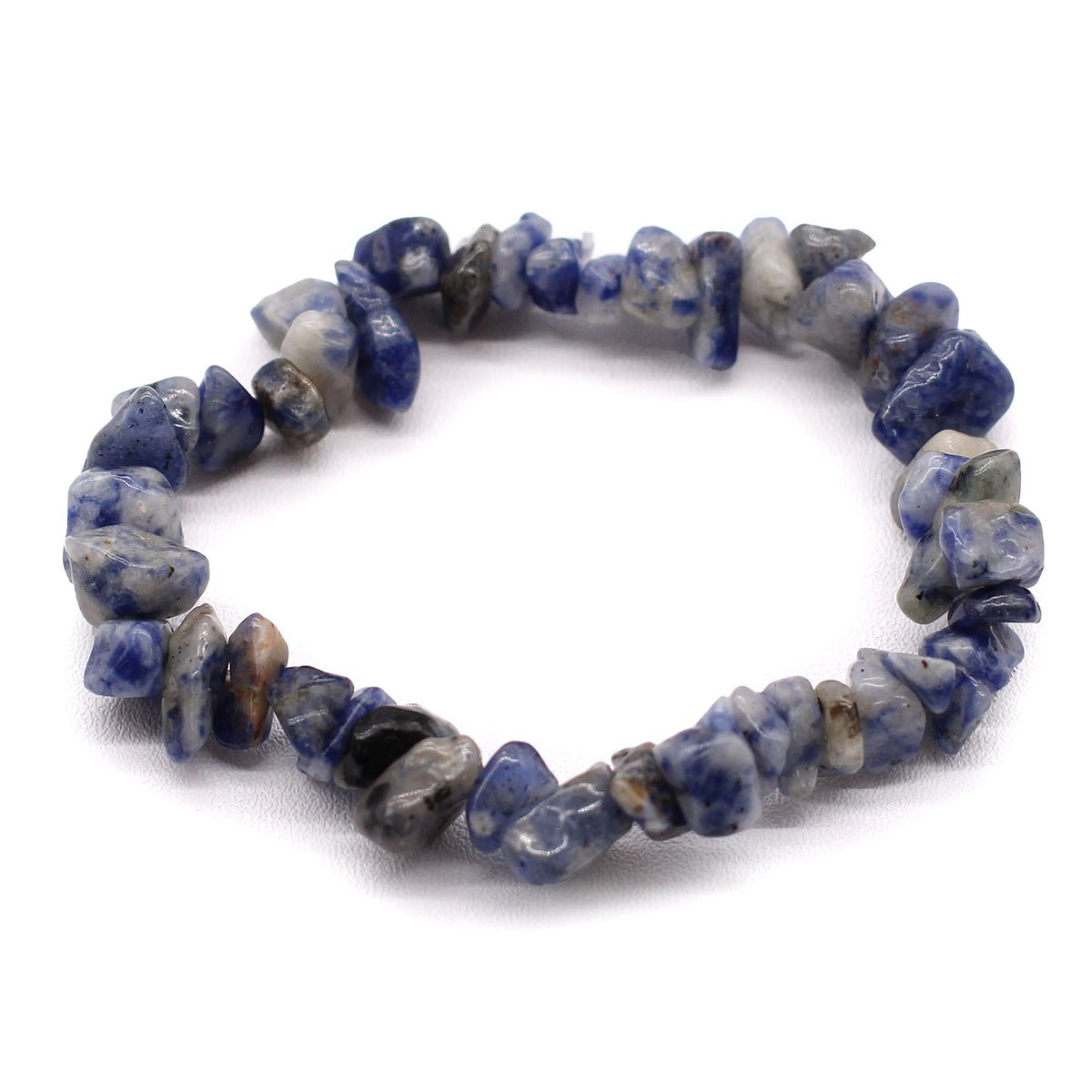 Armband mit Sodalith-Steinsplittern
