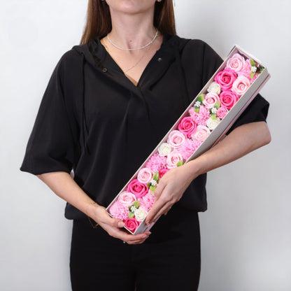 Extra lange Schachtel – Rosa