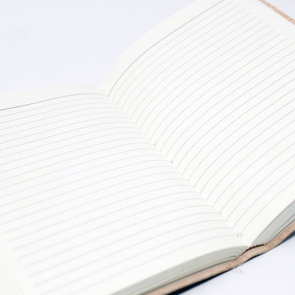 Notizbuch aus Leder – Onyx und Kompass