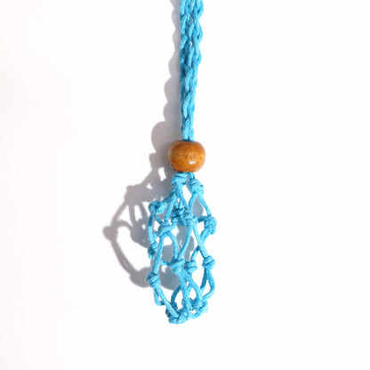 Mineral-Anhängerkordel, 45 cm – Blau