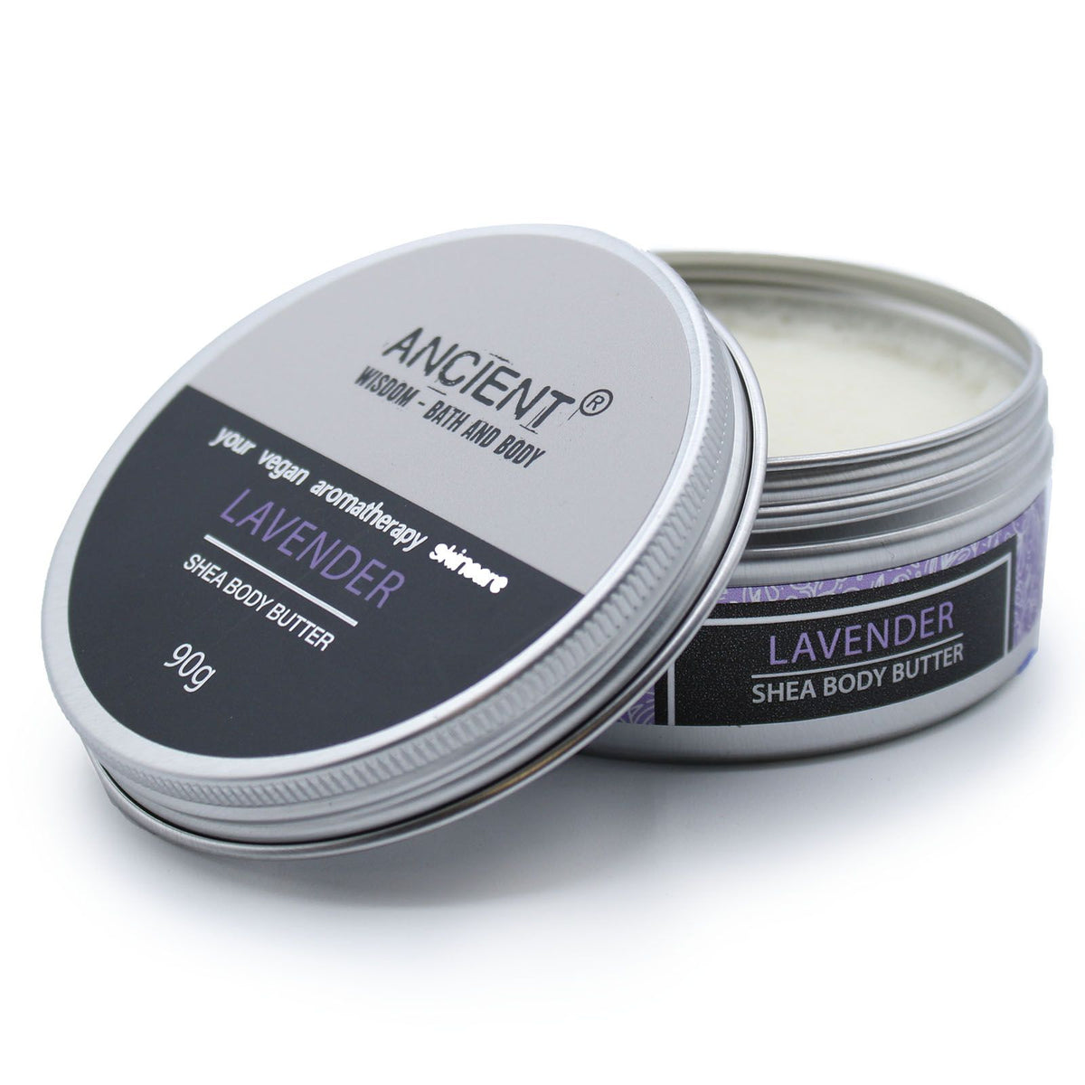 Aromatherapie Shea Körperbutter 90 g – Lavendel