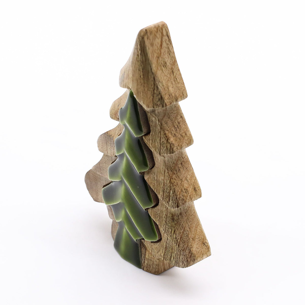 Kleiner Baum im Baum – Holzdekoration 15 x 10 cm