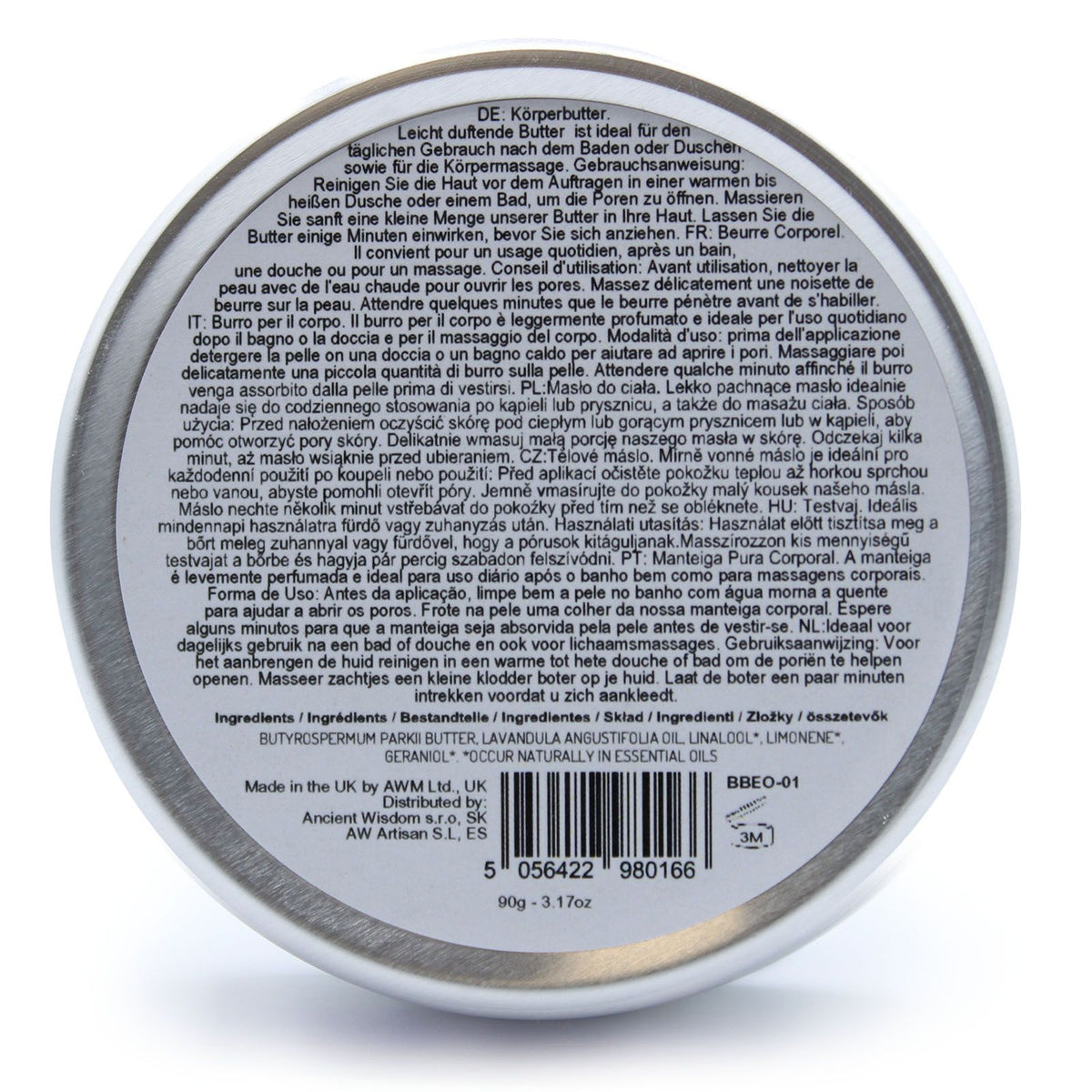 Aromatherapie Shea Körperbutter 90 g – Lavendel