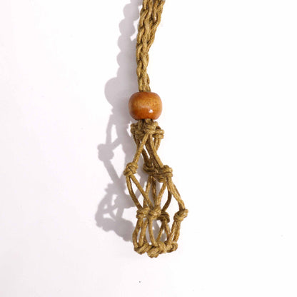 Mineral-Anhängerkordel, 45 cm – Sandfarben
