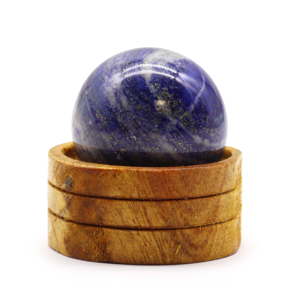 Mineralkugel mit Ständer – Lapislazuli, 50 mm