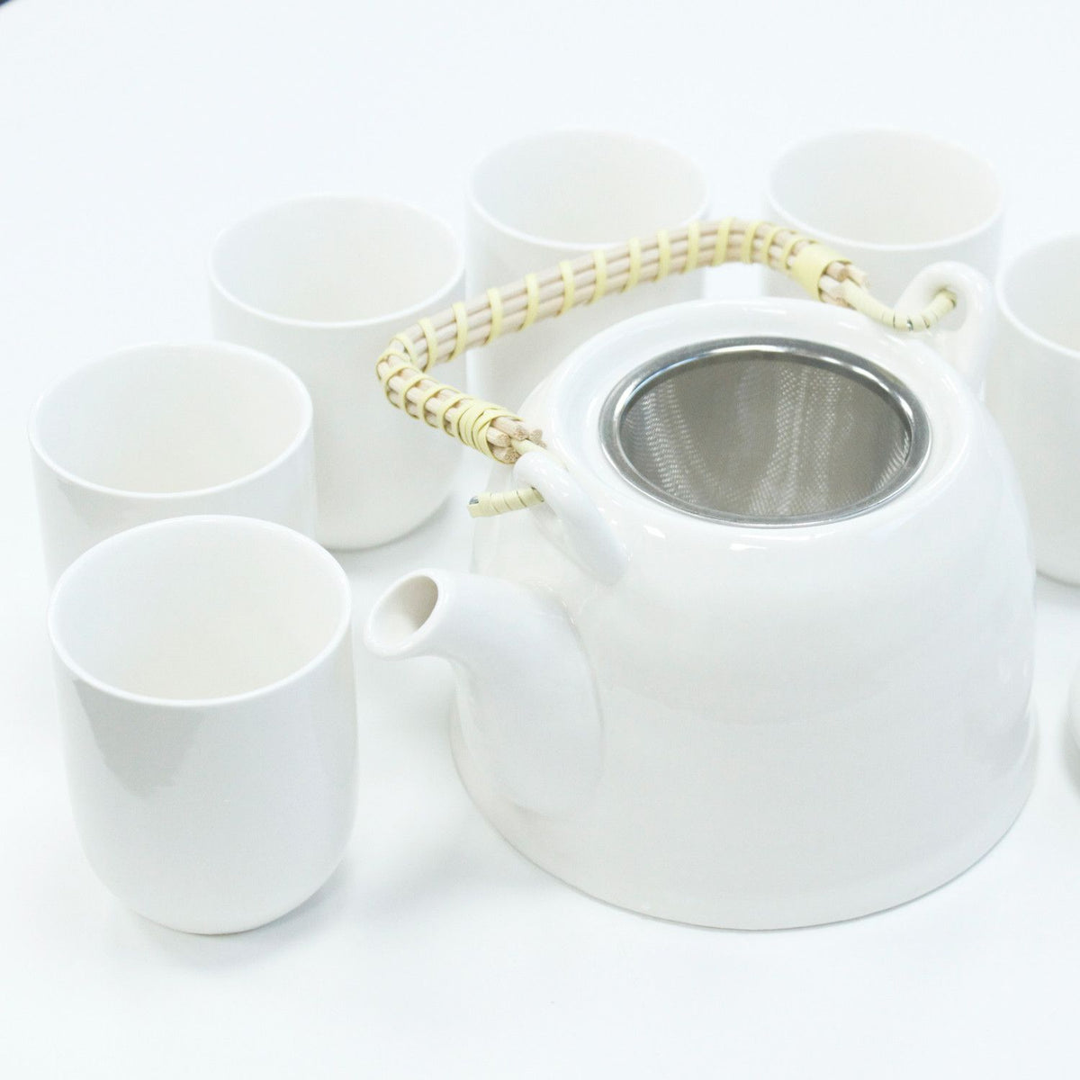 Kräutertee-Set – Klassisches Weiß