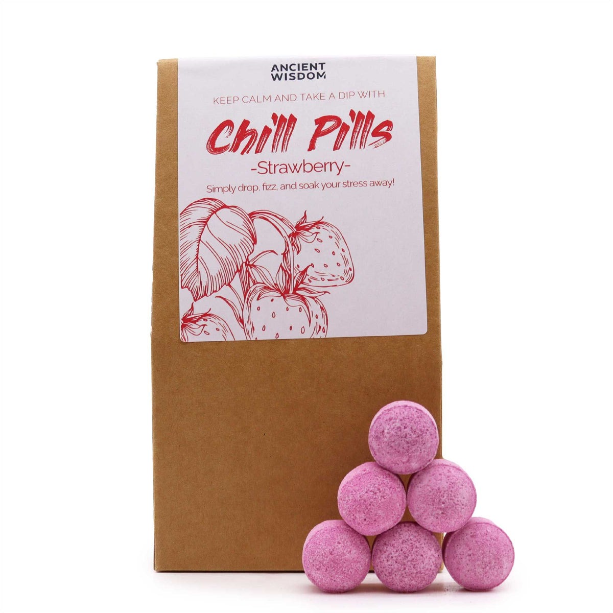 Chill Pills Geschenkpackung 350 g – Erdbeere