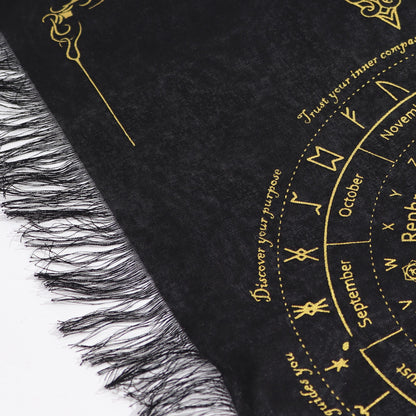 Pendelblock „Antike Hexe“ – Sonne · Schwarz und Gold