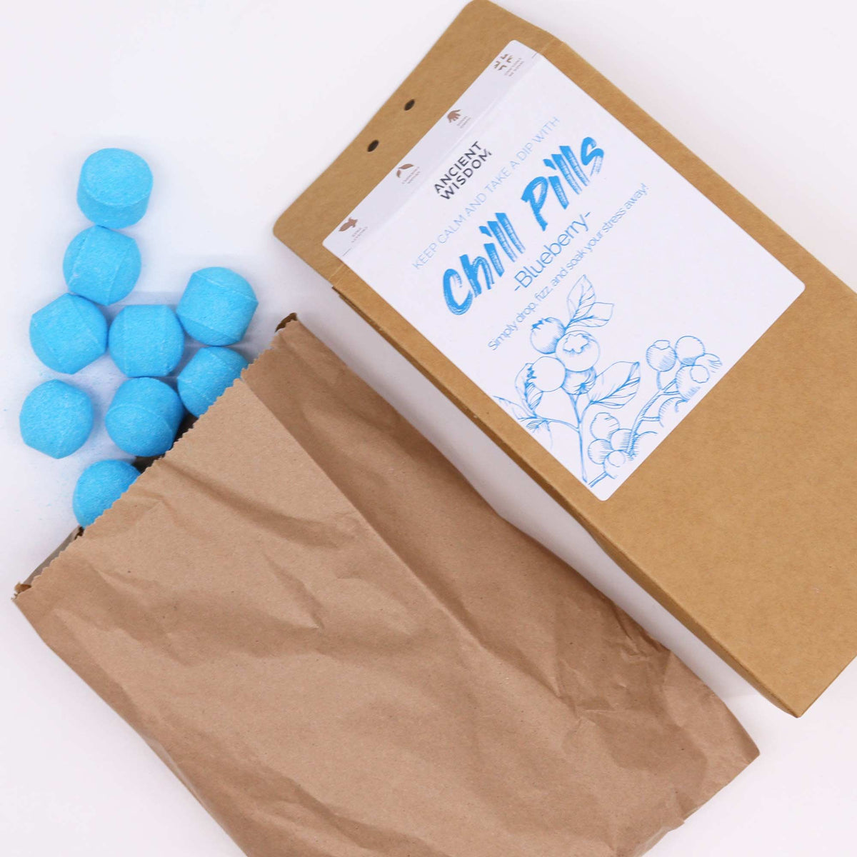 Chill Pills Geschenkpackung 350 g – Blaubeere