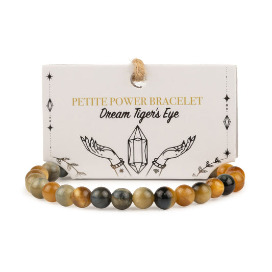 Zartes Mineralarmband Petite – Tigerauge Dream
