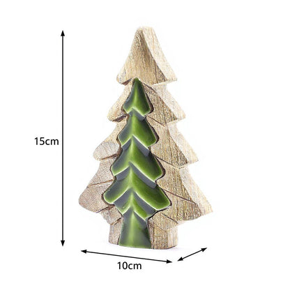 Kleiner Baum im Baum – Holzdekoration 15 x 10 cm