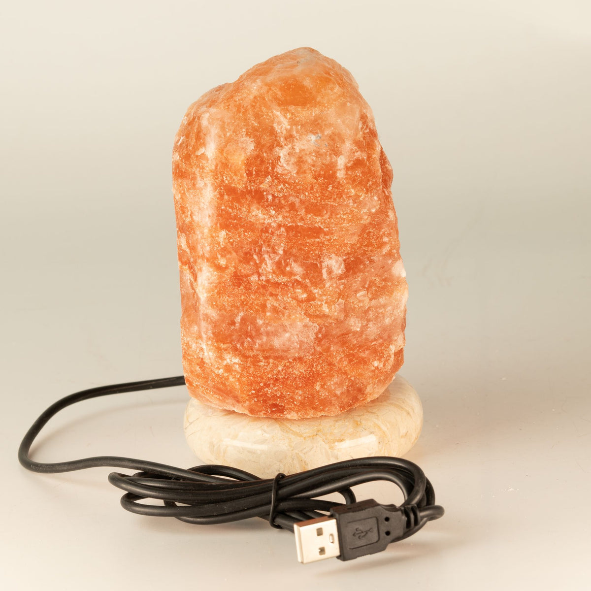 USB-Salzlampe, 11,5 cm – weißes Licht