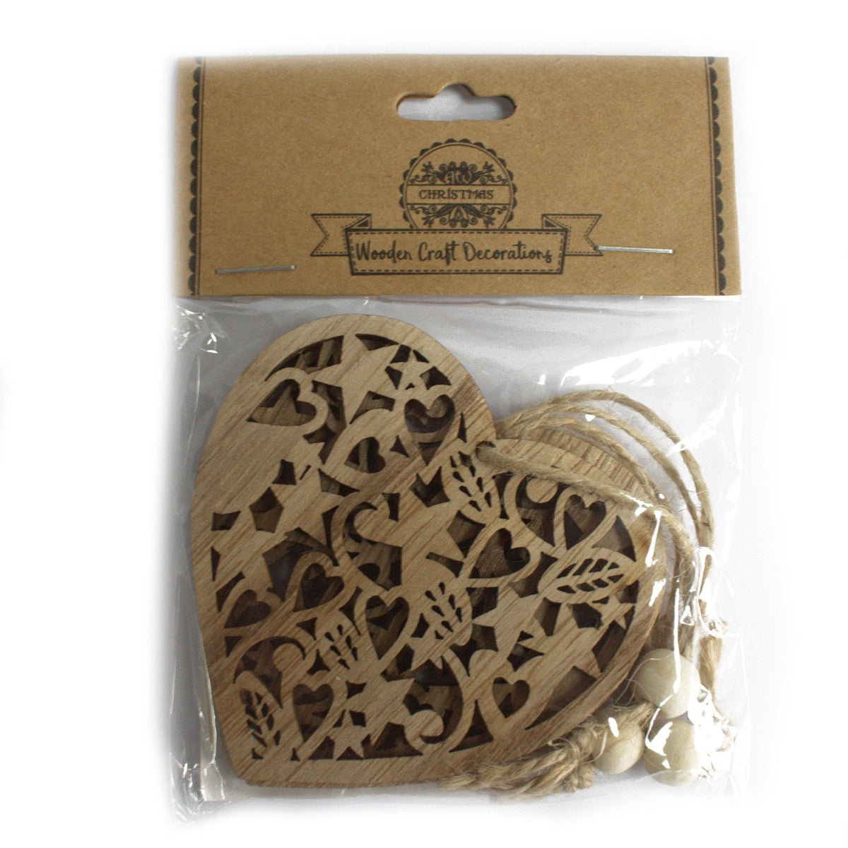 2er-Pack Weihnachtsdekorationen aus Holz – Schneemann & Baum