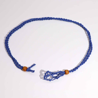 Mineral-Anhängerkordel, 45 cm – Dunkelblau