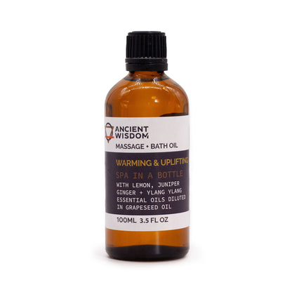 Wärmendes und belebendes Massageöl – 100 ml