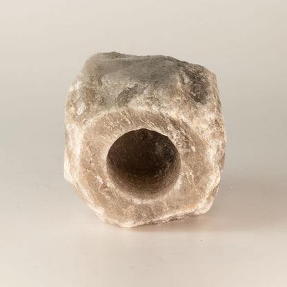 Grauer Salzkerzenhalter, 600–800 g