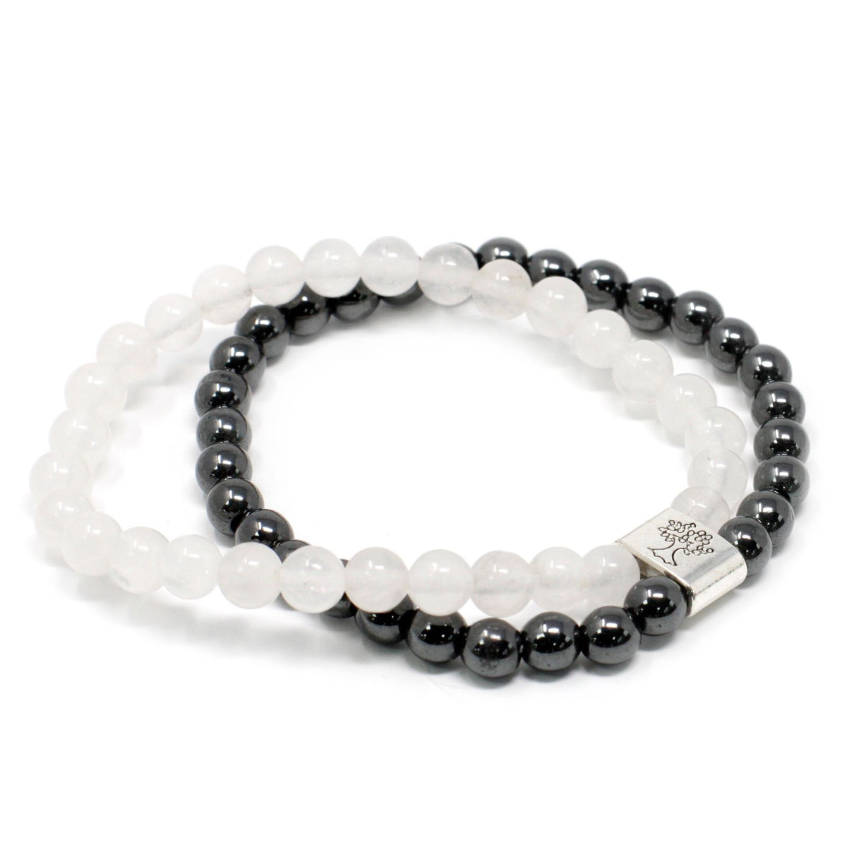 Magnetisches Edelsteinarmband - Bergkristall