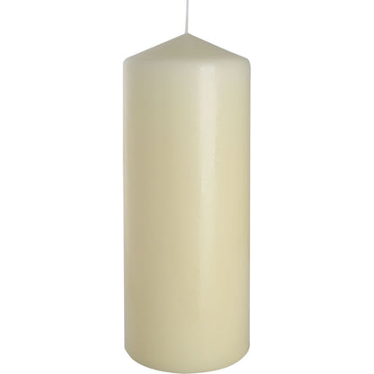 Kerze 80 × 200 mm – elfenbeinfarben