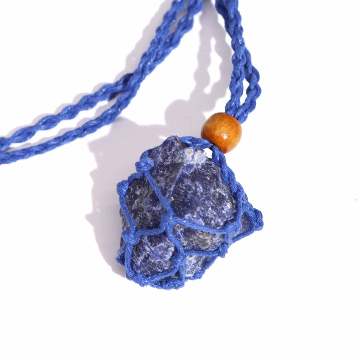Mineral-Anhängerkordel, 45 cm – Dunkelblau