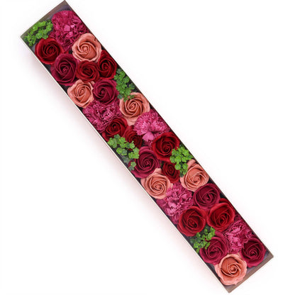 Extra lange Schachtel – Vintage-Rose