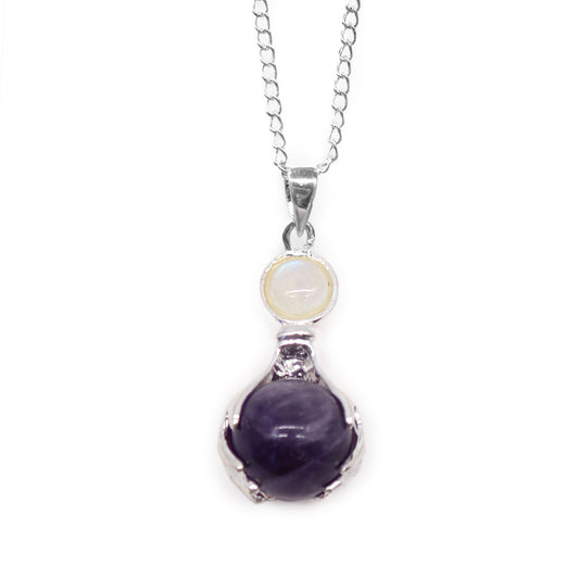 Anhänger „Heilende Hände“ – Amethyst