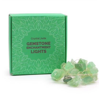 Lichterkette aus Kristalljade