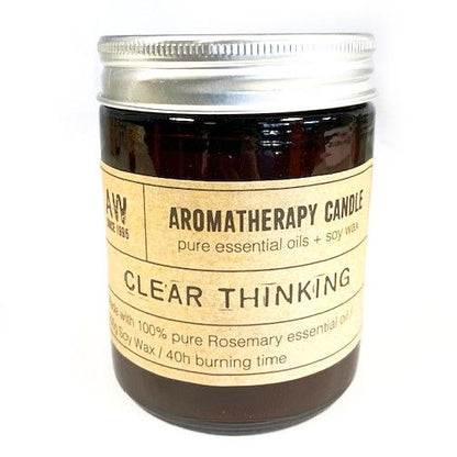 Aromatherapie-Sojakerze 200 g – Klares Denken