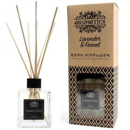 Aroma-Diffusor mit ätherischen Ölen Lavendel & Fenchel, 200 ml