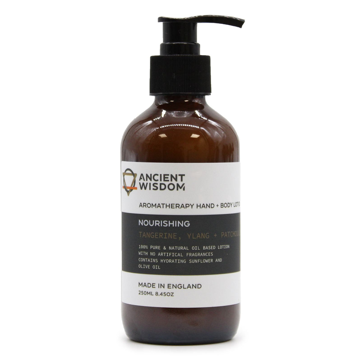 Hand- und Körperlotion mit Mandarine, Ylang-Ylang und Patschuli, 250 ml