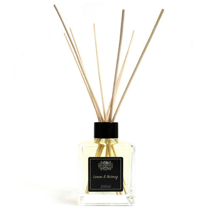 Aroma-Diffusor mit ätherischen Ölen Zitrone & Muskatnuss, 200 ml