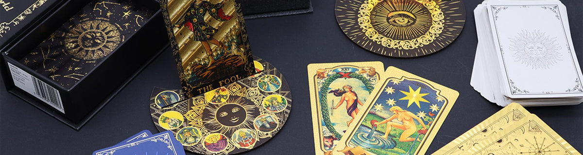 Rubin-Tarot-Geschenkset – Rosa Box