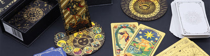 Rubin-Tarot-Geschenkset – Rosa Box