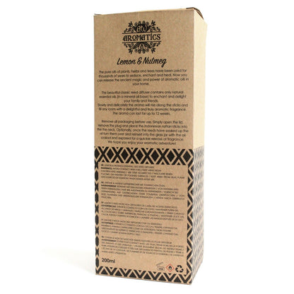Aroma-Diffusor mit ätherischen Ölen Zitrone & Muskatnuss, 200 ml